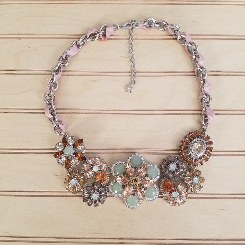 Talbots Rhinestone Necklace - Picture 2 of 4